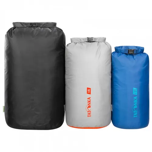 Tatonka - Dry Sack Set III - Packsack Gr 10 l / 18 l / 30 l grau;schwarz/grau