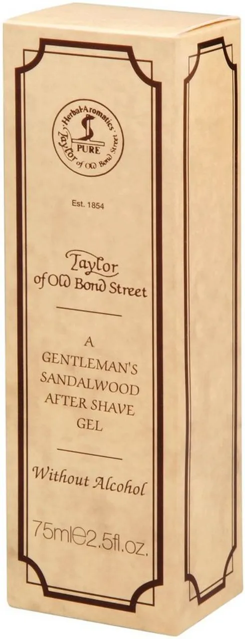 Taylor of Old Bond Street After-Shave Sandalwood, Gel mit ätherischen Ölen