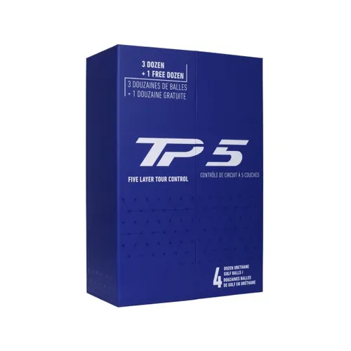 TaylorMade TP5 24 Golfbälle 3+1 - 48er Pack weiß