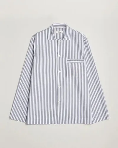 Tekla Poplin Pyjama Shirt Skagen Stripes