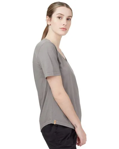 tentree T-Shirt Womens Natural Dye V-Neck T-Shirt