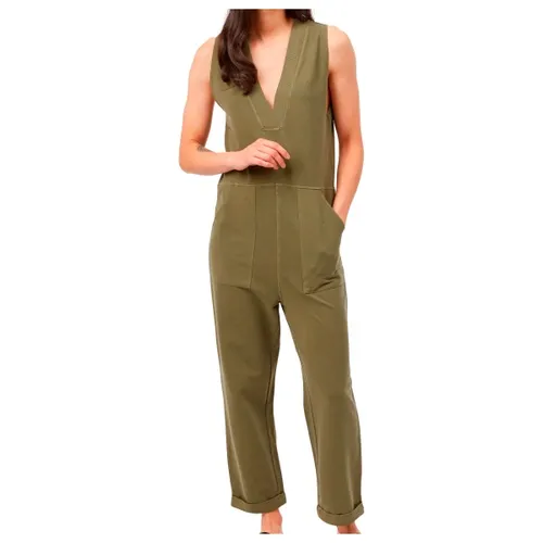 tentree - Women's French Terry V-Neck Jumpsuit - Jumpsuit