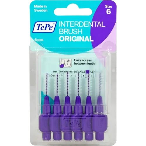 TePe - TEPE Interdentalbürste 1,1mm lila Zahnzwischenraum