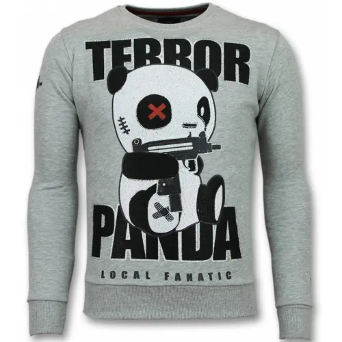 Terror Panda Sweater - Pullover Herren - 11-6303G Local Fanatic