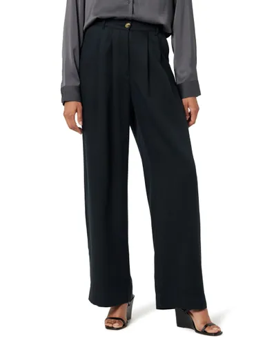 The Drop Amalia Relaxed Pleated Trousers Hose