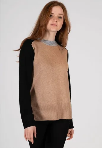THE FASHION PEOPLE Rundhalspullover Sweater knitted, multicolor