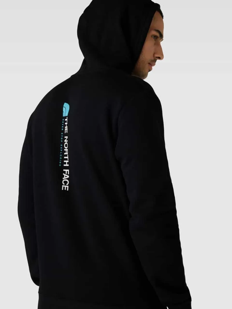 The North Face Hoodie mit Label-Print in Black