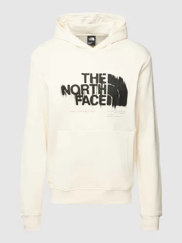 The North Face Hoodie mit Label-Print in Offwhite