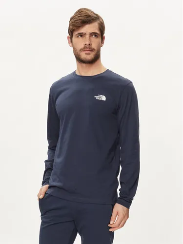 The North Face Longsleeve Simple Dome NF0A87QN Dunkelblau Regular Fit