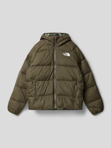 The North Face Steppjacke mit Label-Print in Taupe
