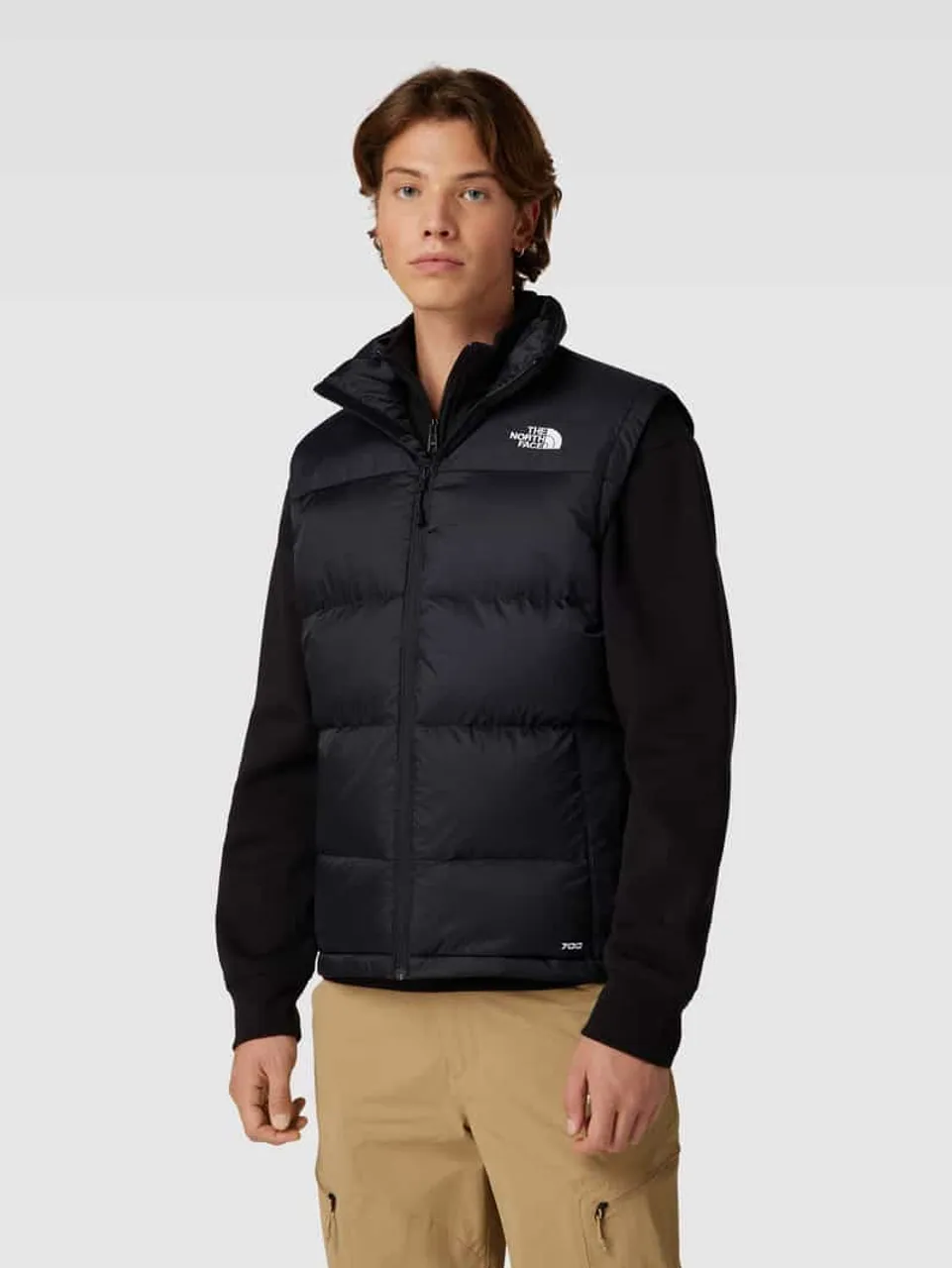 The North Face Steppweste mit Label-Stitching in Black