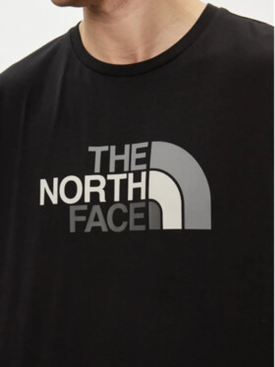 The North Face T-Shirt Easy NF0A87N5 Schwarz Regular Fit