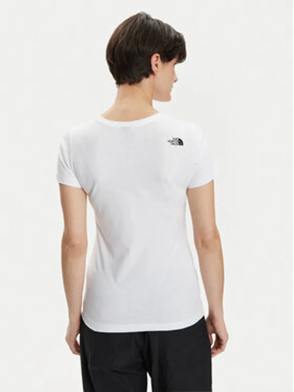 The North Face T-Shirt Easy NF0A87N6 Weiß Regular Fit