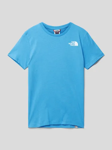 The North Face T-Shirt mit Label-Details in Royal