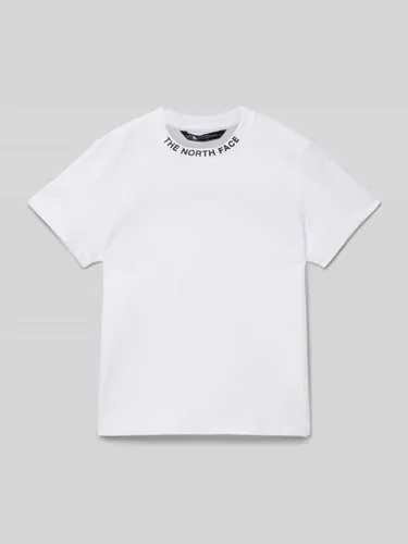 The North Face T-Shirt mit Label-Print Modell 'ZUMU' in Weiss