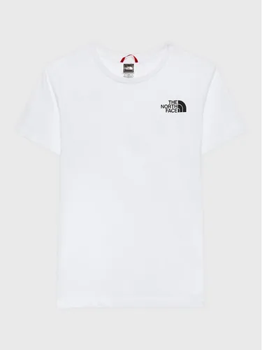 The North Face T-Shirt Simple Dome NF0A82EA Weiß Regular Fit