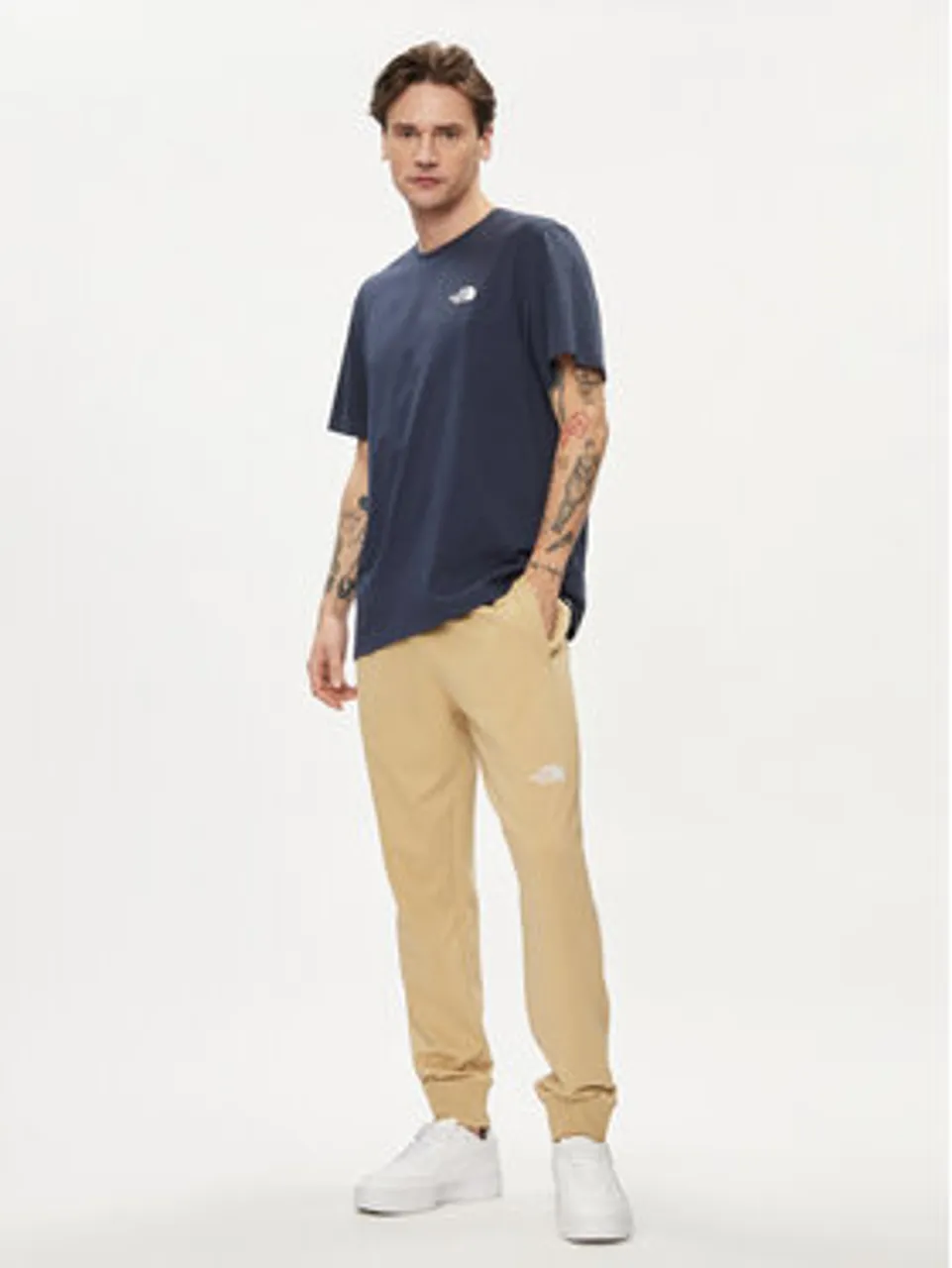 The North Face T-Shirt Simple Dome NF0A87NG Dunkelblau Regular Fit