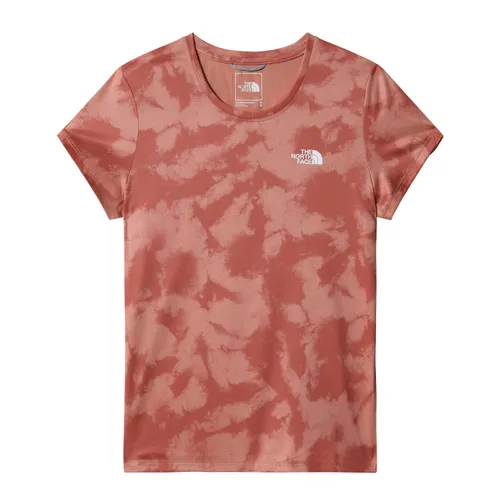 The North Face W Reaxion AMP Crew Damen Funktionshirt rosa melliert