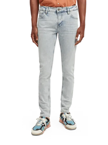 The Skim Super Slim Fit Jeans – Blue Splash - Größe 29/34 - Multicolor - Mann - Jeans - Scotch & Soda