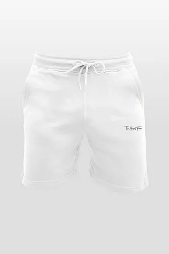 TheHeartFam Shorts Nachhaltige kurze Jogginghose Creme Weiß Classic Herren Frauen Hergestellt in Portugal / Familienunternehmen