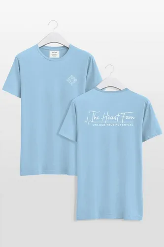 TheHeartFam T-Shirt Nachhaltiges Bio-Baumwolle T-Shirt Classic Herren Frauen (1-tlg) Hergestellt aus Portugal / Familienunternehmen