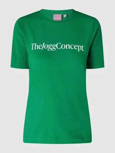 TheJoggConcept T-Shirt mit Stretch-Anteil Modell 'Simona' in Dunkelgruen