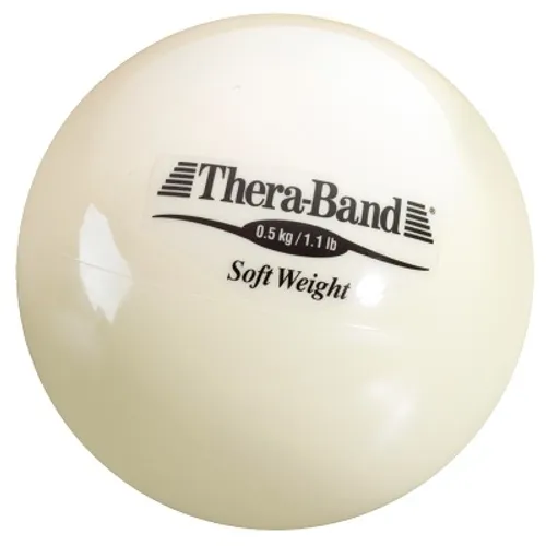 TheraBand Gewichtsball "Soft Weight", 0,5 kg, Beige