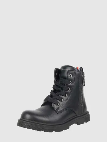 T.Hilfiger Kids Shoes Boots in Leder-Optik in Black