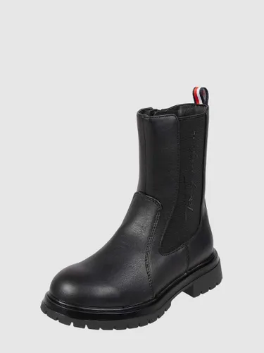 T.Hilfiger Kids Shoes Chelsea Boots in Leder-Optik Modell 'Ashlyn' in Black