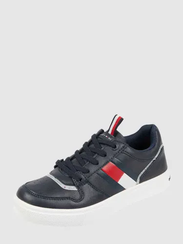 T.Hilfiger Kids Shoes Sneaker in Leder-Optik Modell 'Kobe' in Marineblau