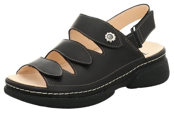 Think! Sandale THINK "CAMBIO" Gr. 38, schwarz Damen Schuhe Think Sommerschuh, Sandale, Blockabsatz, mit herausnehmbarer Innensohle