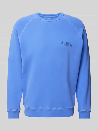 Thinking Mu Sweatshirt mit Rundhalsausschnitt in Bleu