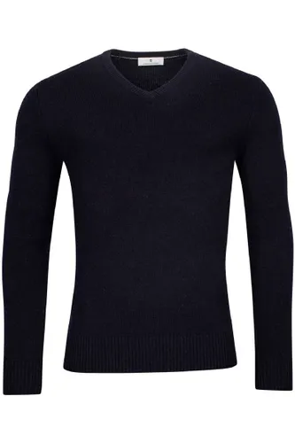 Thomas Maine Tailored Fit Pullover navy, Einfarbig