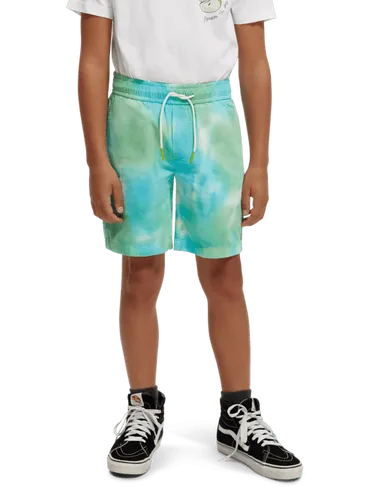 Tie-dye corduroy shorts - Größe 8 - Multicolor - Junge - Shorts - Scotch & Soda