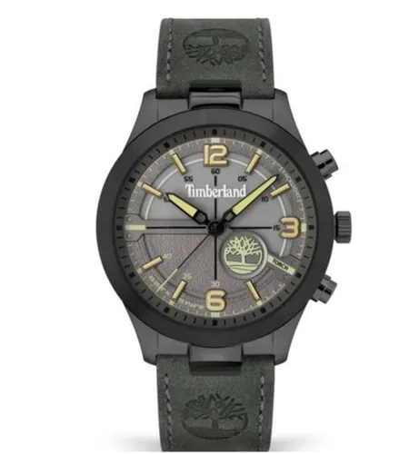 Timberland Herren Analog Quarz Uhr mit Leder Armband
