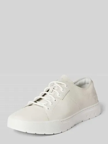 Timberland Sneaker aus Leder in unifarbenem Design in Weiss