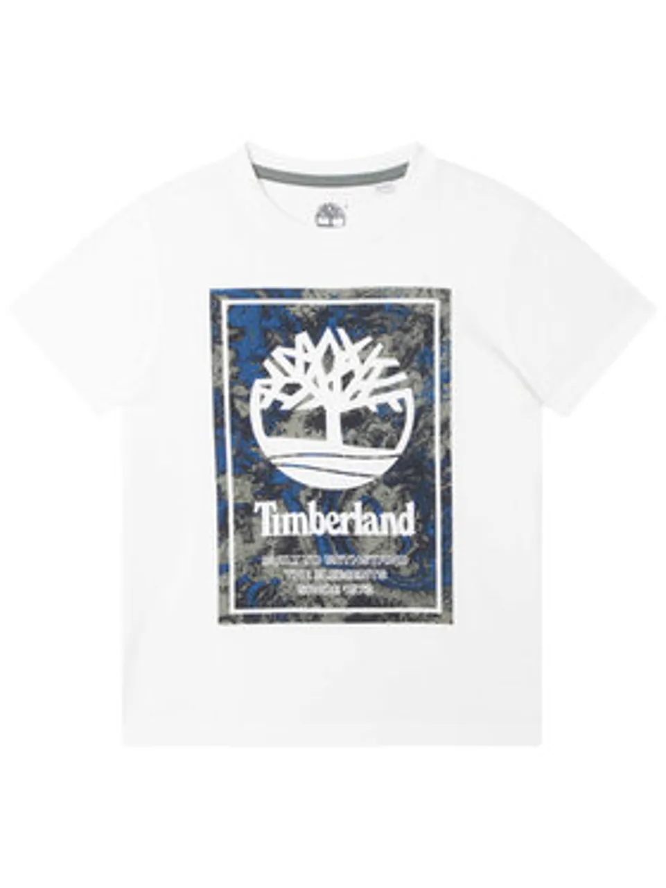 Timberland T-Shirt T25T79 S Weiß Regular Fit