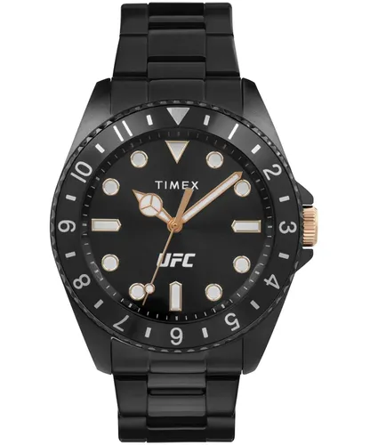 Timex UFC Herren-Armbanduhr 42mm Edelstahl Schwarz TW2V56800