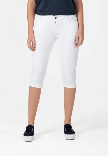 TIMEZONE Caprihose Capri Denim Jeans Shorts Kurze Bermuda Tight AleenaTZ 3/4 5548 in Weiß