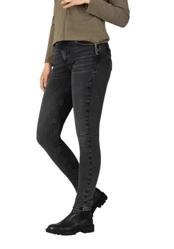 TIMEZONE Damen Jeans SLIM ENAYTZ WOMANSHAPE - Slim Fit - Schwarz - Rock Star Black Wash