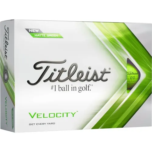 Titleist Velocity 2022 Golfbälle - 12er Pack grün