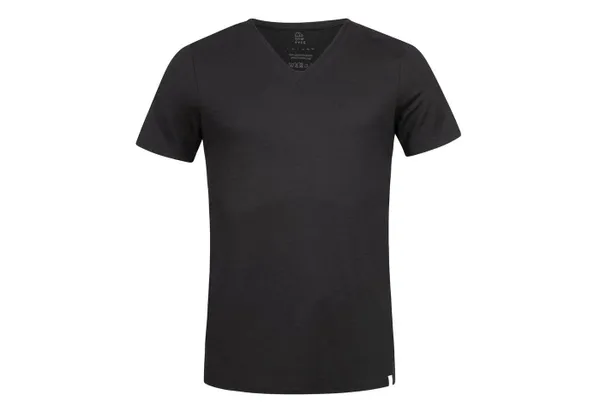 Tom Fyfe T-Shirt Merino T-Shirt V-Ausschnitt Herren
