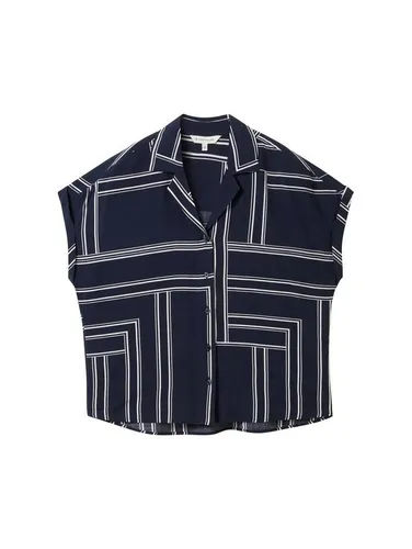 TOM TAILOR Blusenshirt printed resort blouse