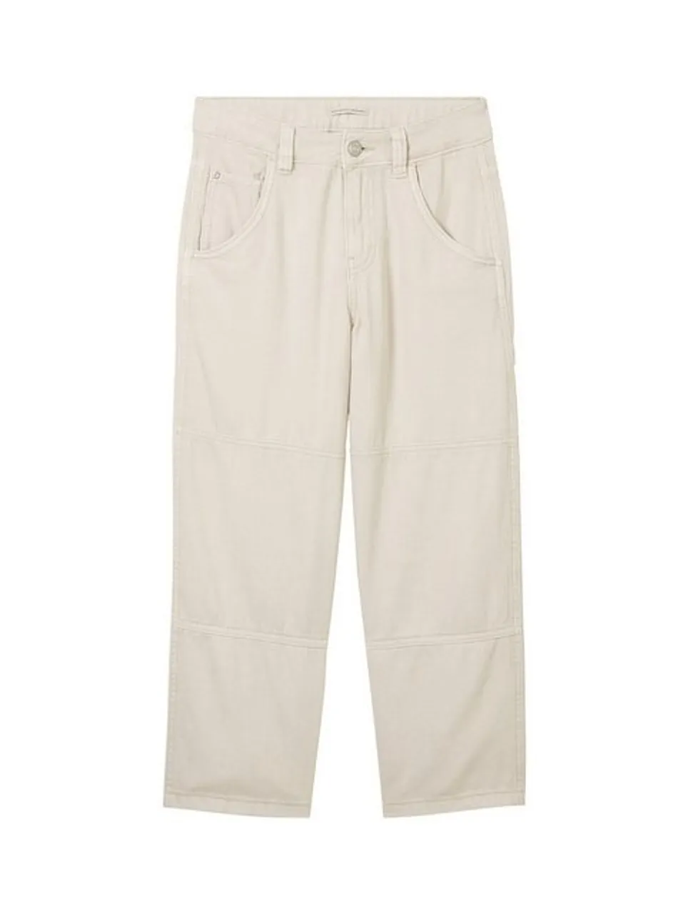 TOM TAILOR Chinohose Baggy Hose mit recycelter Baumwolle