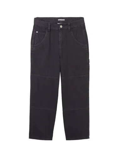 TOM TAILOR Chinohose Baggy Hose mit recycelter Baumwolle
