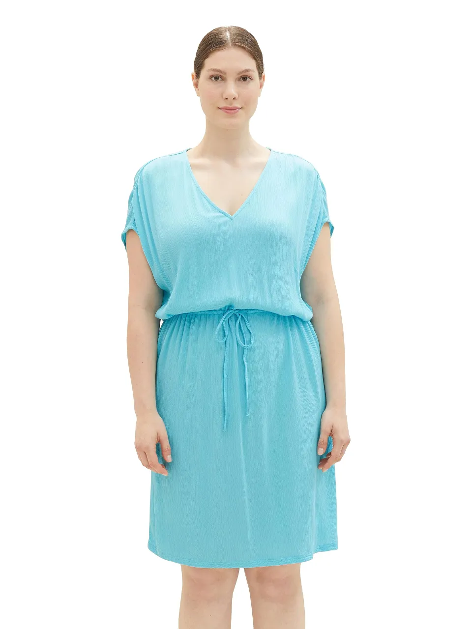 TOM TAILOR Damen 1037321 Plussize Kleid mit Struktur &