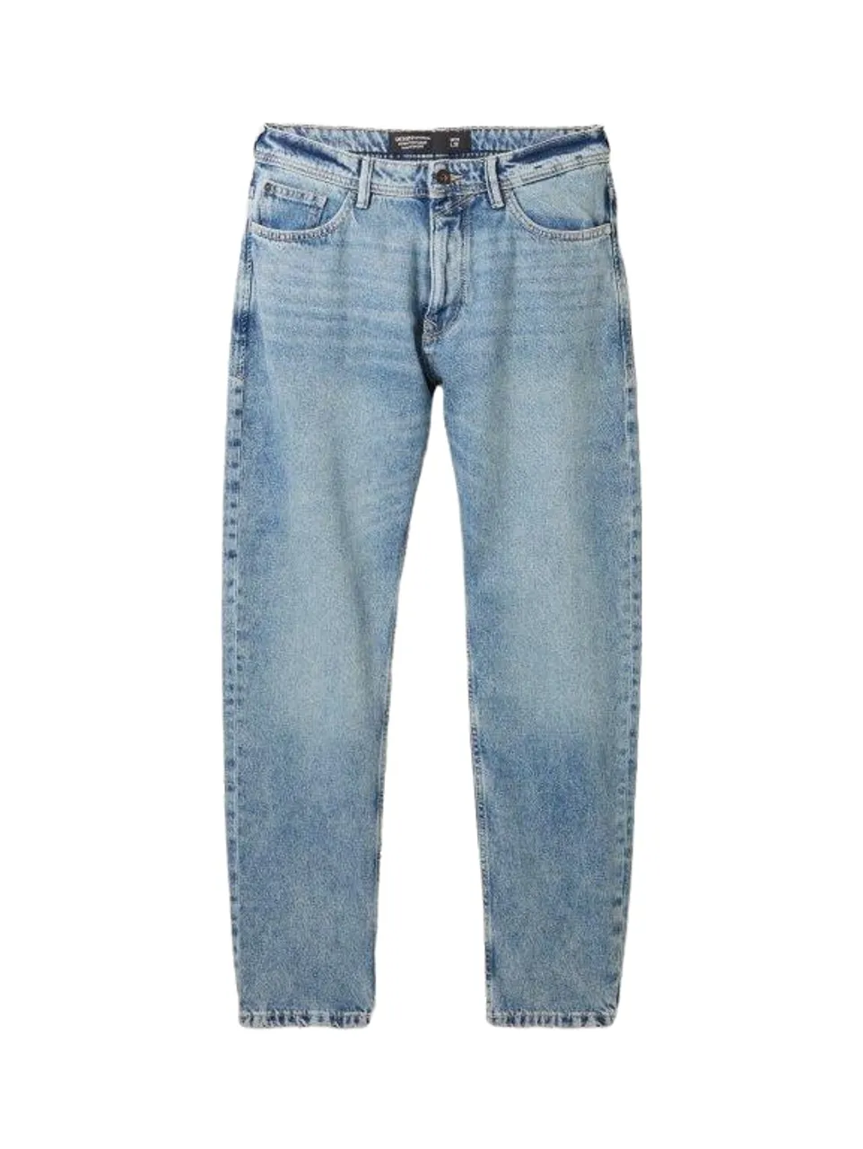 Tom Tailor Denim Herren Jeans LOOSE STRAIGHT - Relaxed Fit - Blau - Super Stone Blue Denim Tint