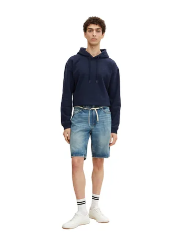 TOM TAILOR Denim Herren Loose Fit Bermuda Jeans Shorts