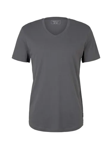 Tom Tailor Denim Herren T-Shirt V-NECK Regular Fit