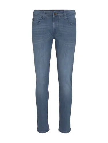 TOM TAILOR Denim Slim-fit-Jeans slim PIERS grey blue denim